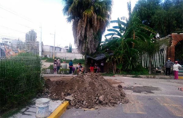 Logran mantenimiento de red de drenaje