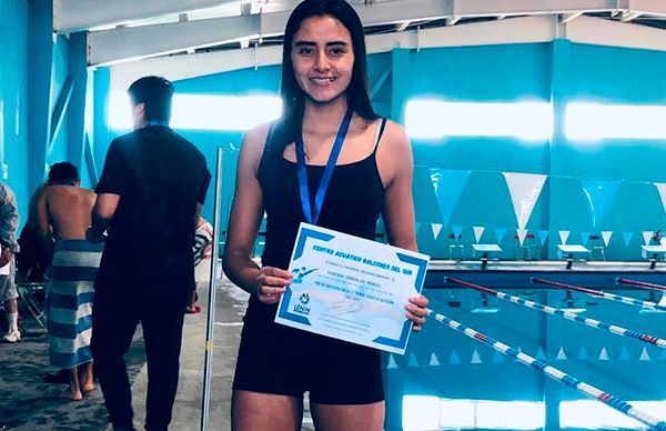 Realiza Antorcha encuentro de natación en Balcones del Sur