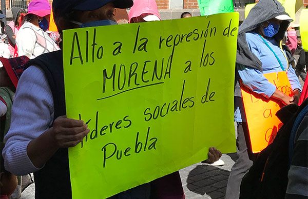 Aquí estamos los pobres, le dicen a Morena en Puebla