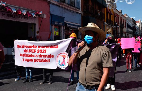 Nos manifestamos porque no somos escuchados: Antorcha