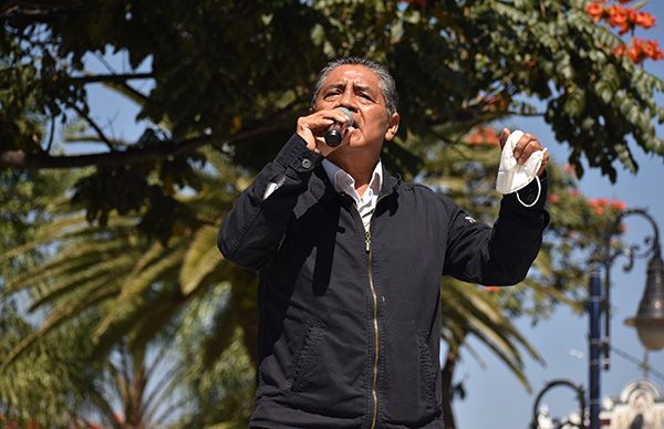 Protestan en Atlixco contra aprobaci¾n del PEF 2021