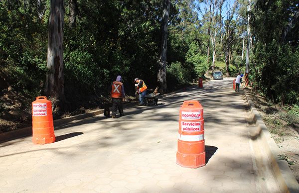 Realiza ayuntamiento de Ocoyucan mantenimiento de caminos