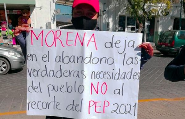 Morena no quiere hacer obras en los pueb denuncian