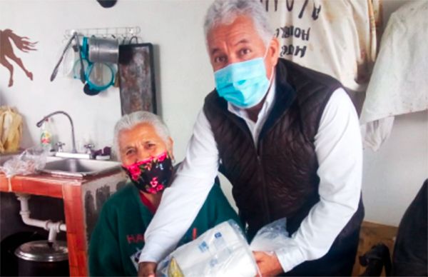 Plenos de Zuazua celebran reunión; reciben apoyos alimentarios