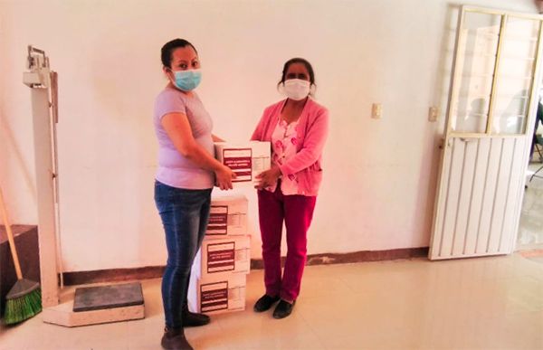 Realizan gestión de despensas para niños con desnutrición