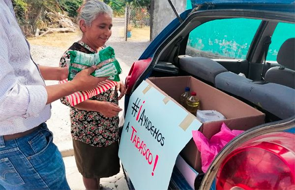 Se solidariza Santa Ana Necoxtla con damnificados de Tabasco