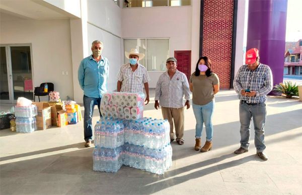 Se suma ayuntamiento de Tecomatlán al apoyo a Tabasco