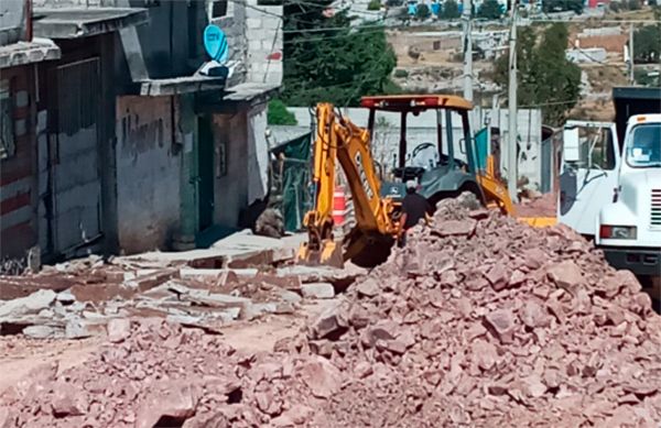 Logran vecinos pavimentación gracias a la lucha antorchista