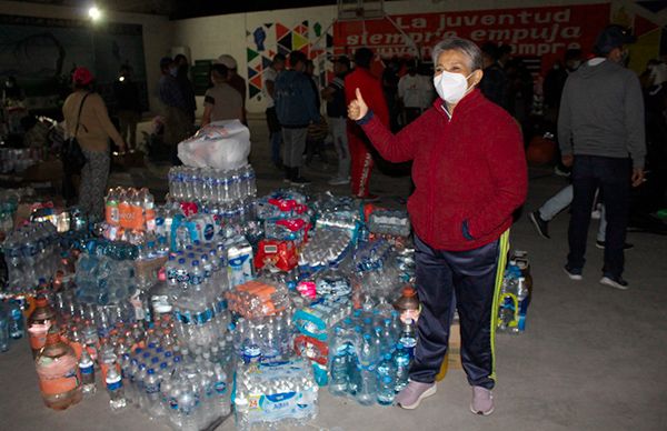 Agradece Soraya Córdova donaciones de capitalinos