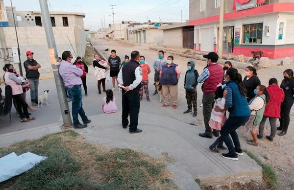 Piden vecinos presencia de la seguridad pública