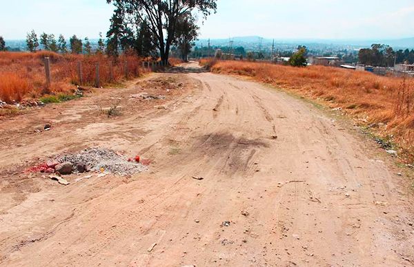 Solicitan colonos de Texmelucan atención a obras