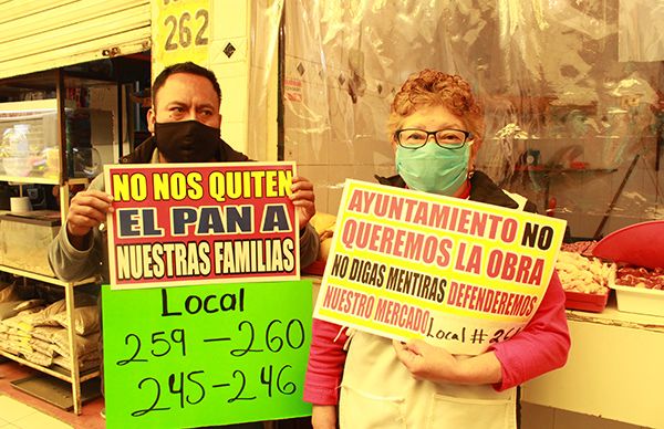 Desaprueban comerciantes demolición de mercado