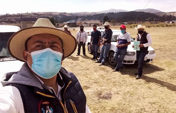 Transportistas son beneficiados con paquetes alimenticios
