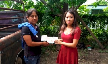 Antorcha entrega medicamentos en Tanlajás