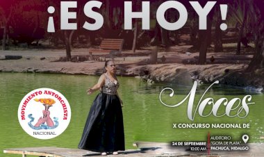 Llego el día.Hoy México apreciará la voces más bellas de  nuestro país. No te puedes perder el X Concurso Nacional de Voces