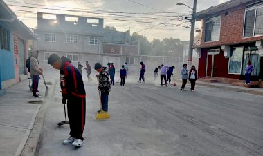 Antorcha impulsa liderazgo juvenil con acciones cívicas en Texcoco