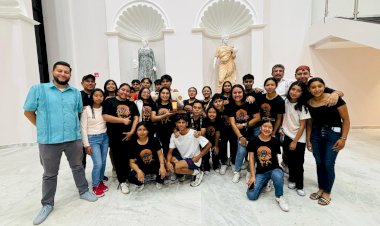 Celebra Dimas Romero presea de grupo Tecuantlahuilli en “Teco”