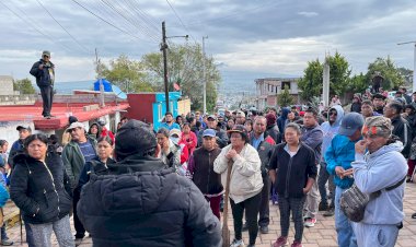 Colonos de Amozoc, Puebla denuncian intento de desalojo