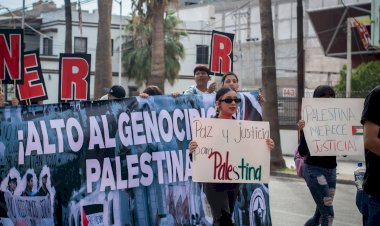 Crónica | A dos años del genocidio en Gaza, la juventud levanta la voz y marchan por la justicia y desigualdad